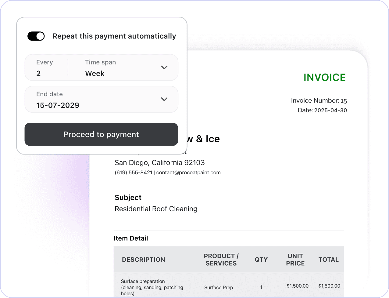 why field Quotes Invoicing