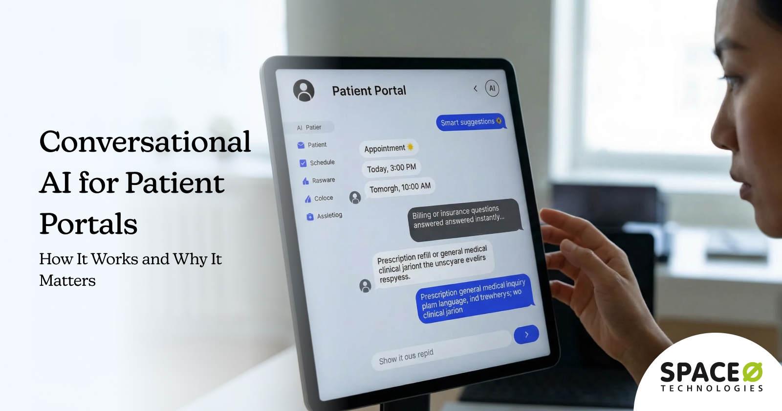 Conversational AI for Patient Portals: How It Works and Why It Matters