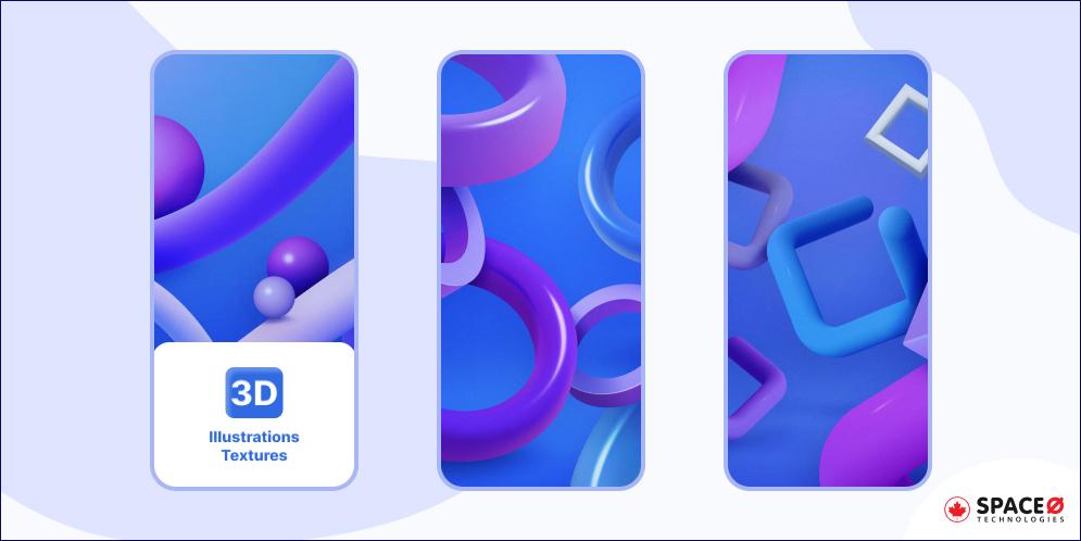 Soft 3D Illustrations Textures