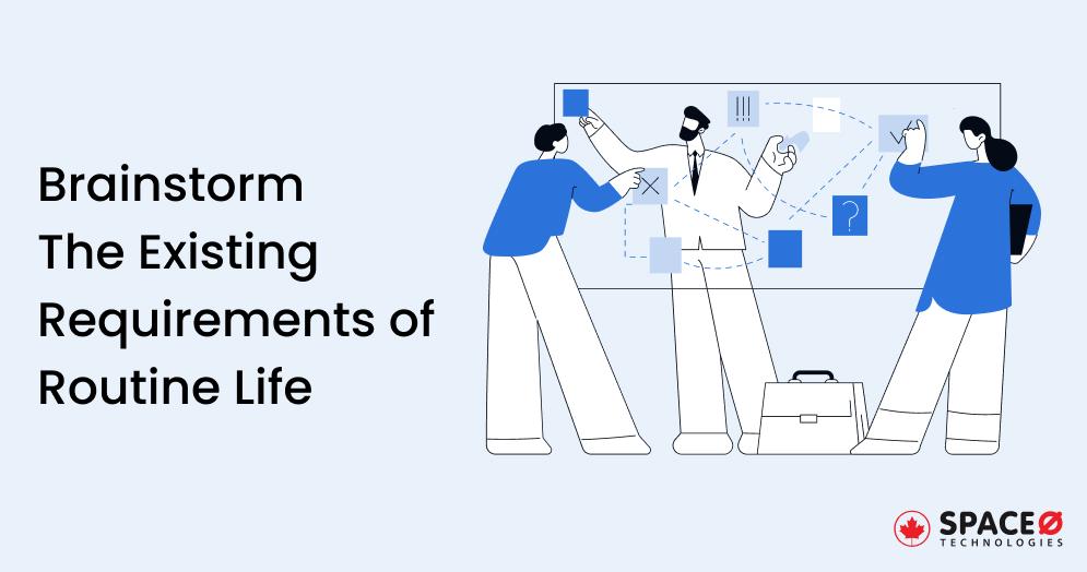 Brainstorm The Existing Requirements of Routine Life