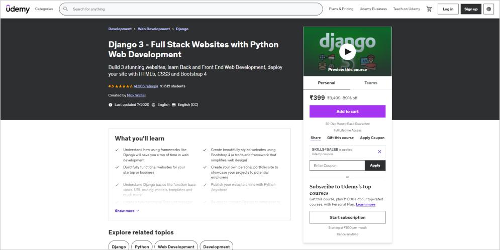 udemy-django-full-stack-websites-with-python