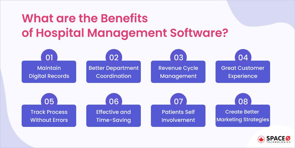 what are the benefits of hospital management software