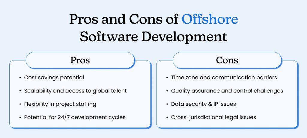 Pros and Cons of Offshore Software Development