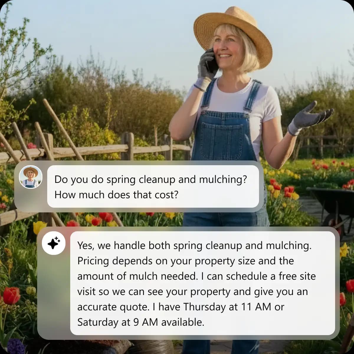 Handles Quote Requests & Scheduling