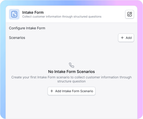 Step 1_ Create Intake Form Scenario