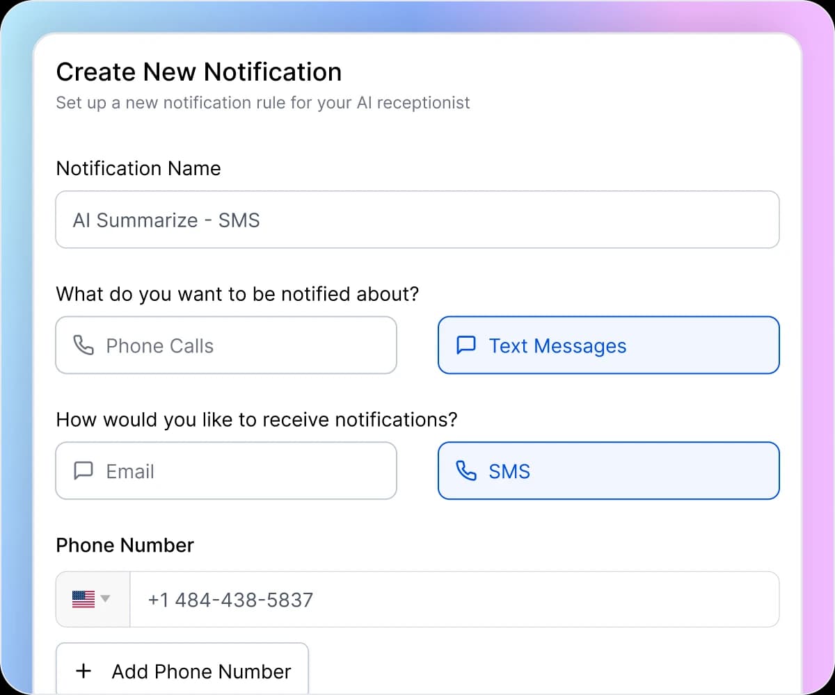1 Configure Your Notification Settings