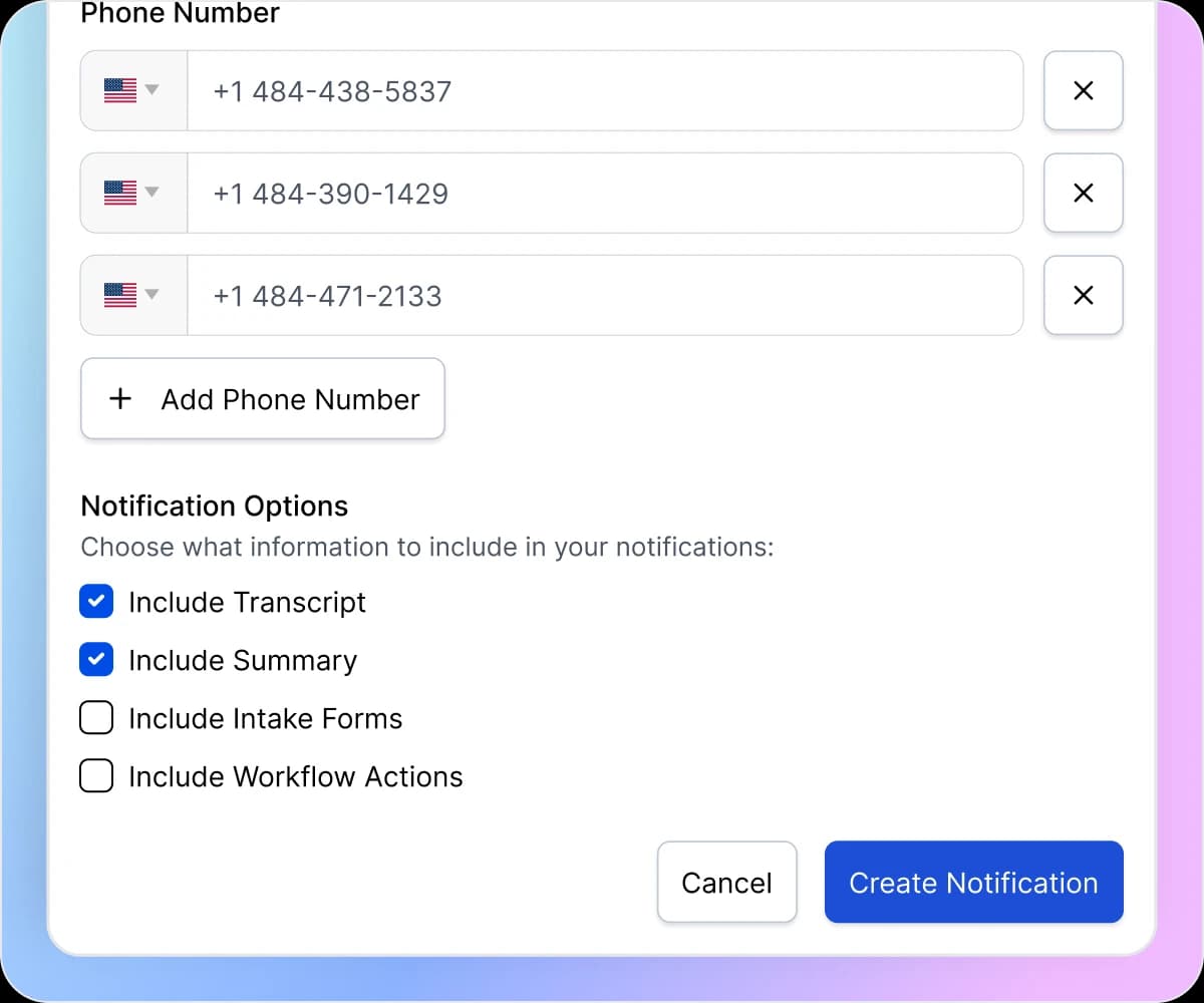 2 Add Recipients and Customize Information