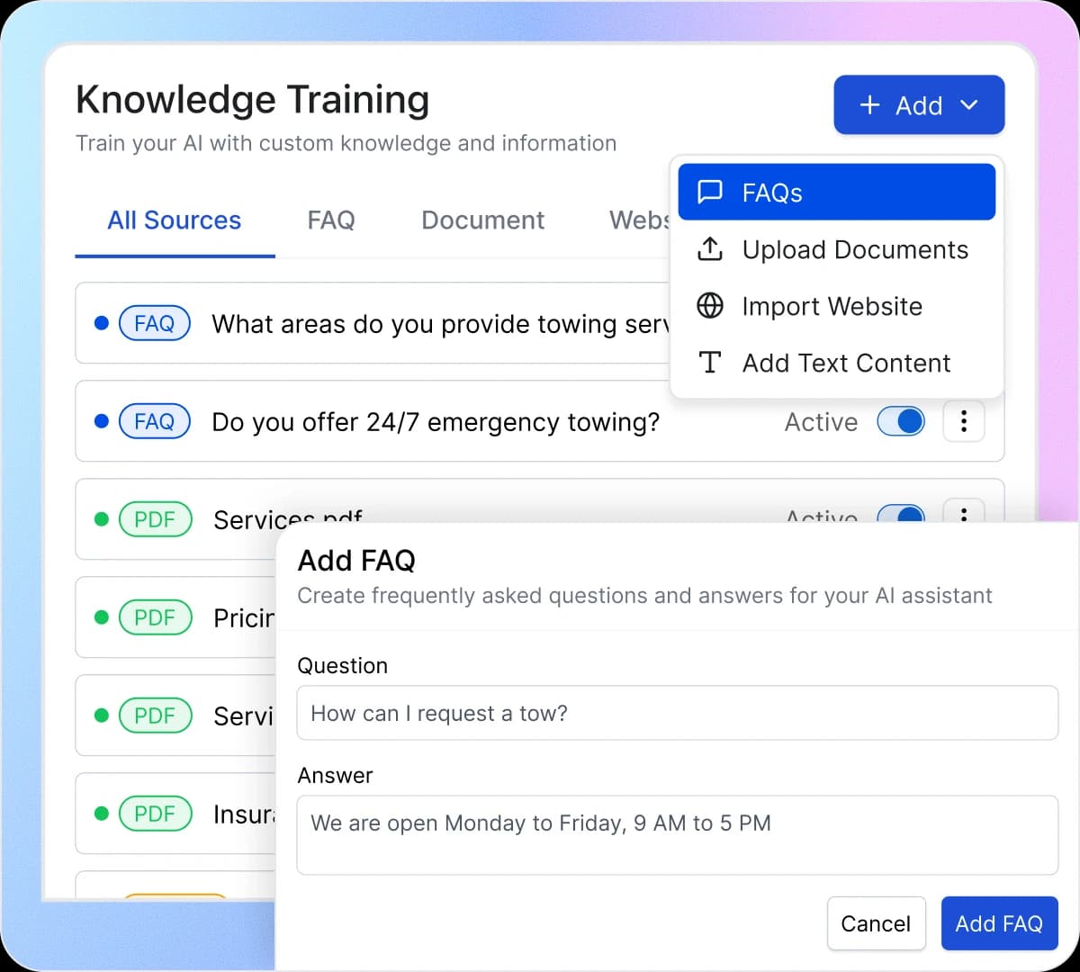 Hero creative - Knowledge Training