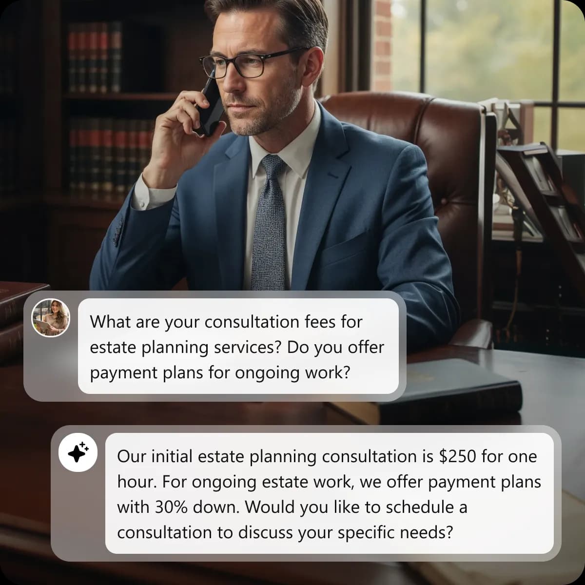 Answers Routine Legal Questions from Your Knowledge Base