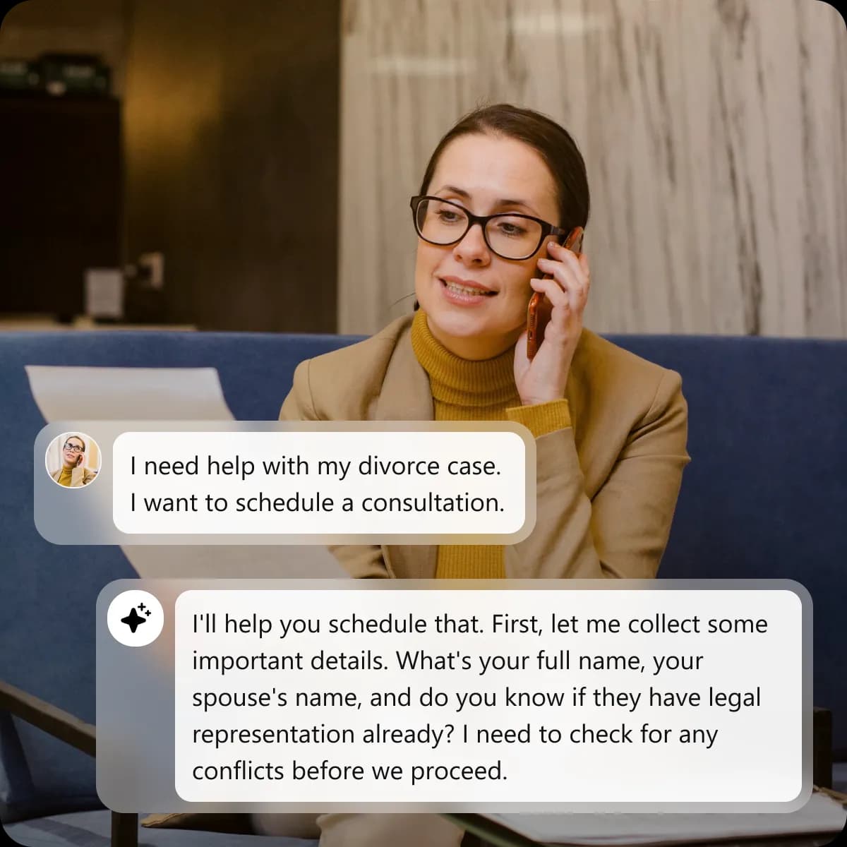 Conducts Intelligent Legal Intake with Conflict Screening