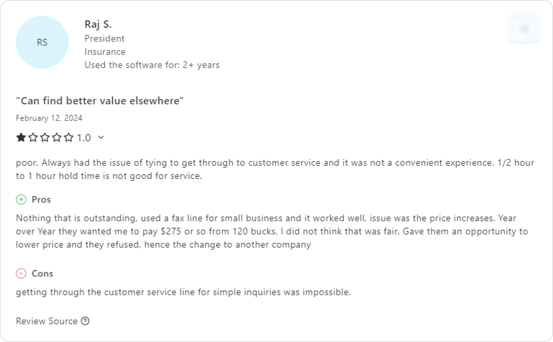 RingCentral AI Receptionist capterra